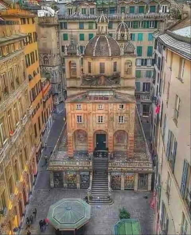 Amazing San Lorenzo 19, Rolli Palace Unesco - Stunning View Overlooking The Cathedral - Free Private Parking- Genua Buitenkant foto